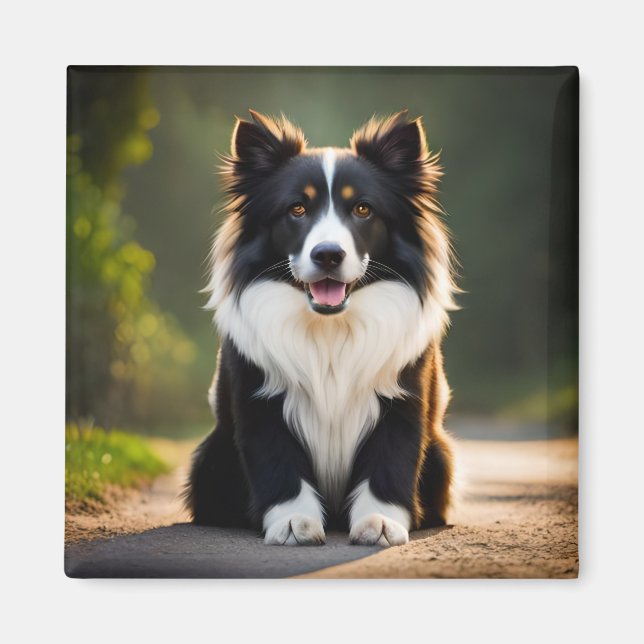 Bordercollie Magnet (Framsidan)