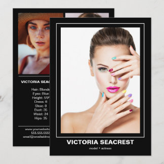 Borderline 4 Dubbelsidigt modellkompkort Meddelande