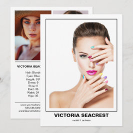 Borderline 4 Dubbelsidigt modellkompkort Meddelande