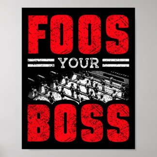 Bordfotbollsspelare och Foosll-spelare  Poster