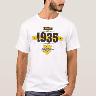 bördig 1935 (choco&yellow) t shirt