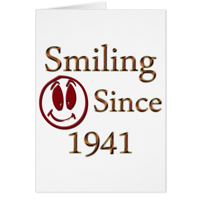 Bördig 1941 hälsningskort (Framsidan)