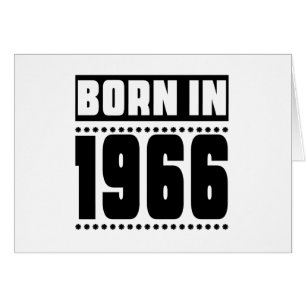 Bördig 1966 hälsningskort