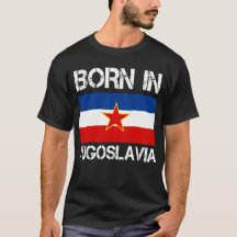 Bördig Jugoslavien skjorta