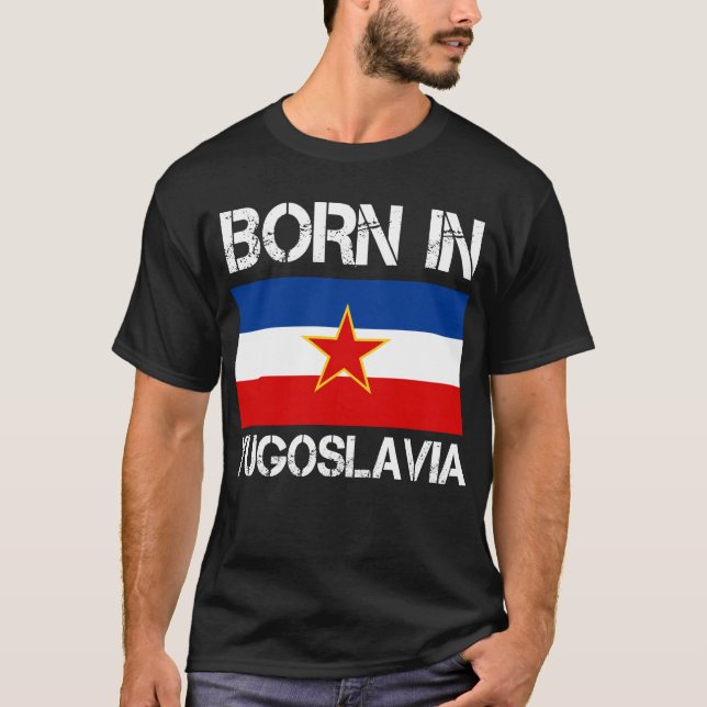 Bördig Jugoslavien skjorta T Shirt (Framsida)