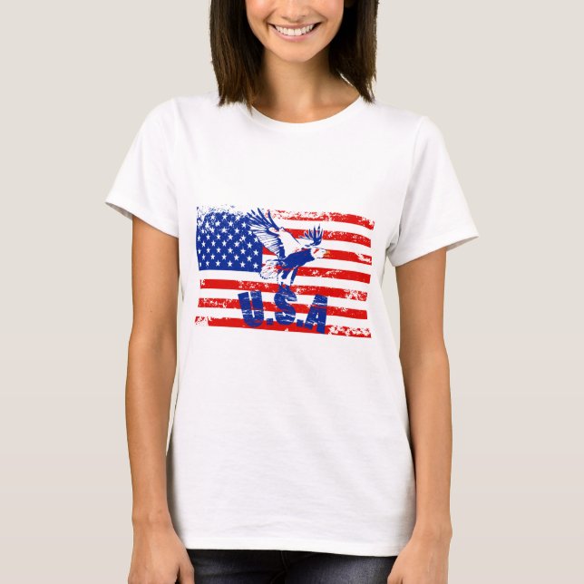 bördig örn t shirt (Framsida)