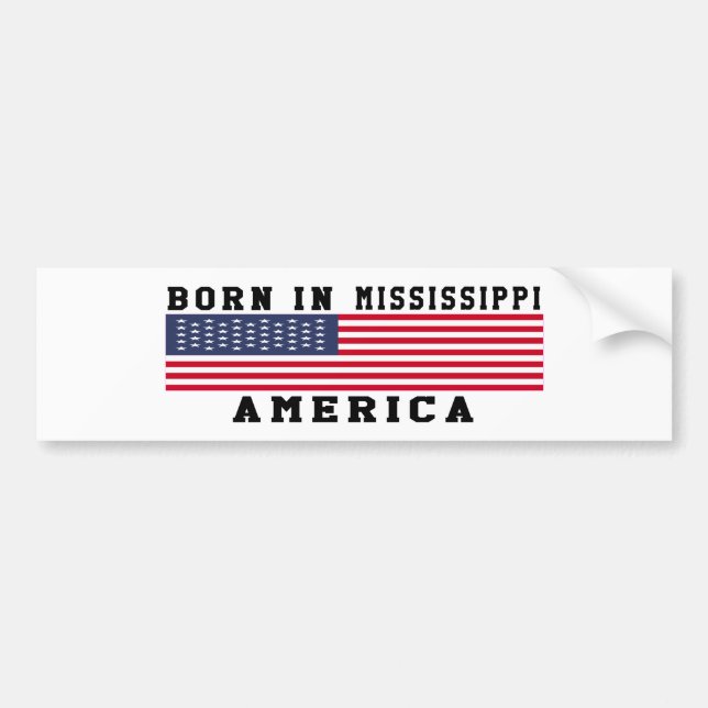 Bördiga Mississippi Bildekal (Framsidan)