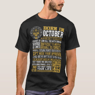 Bördiga Oktober fakta T Shirt