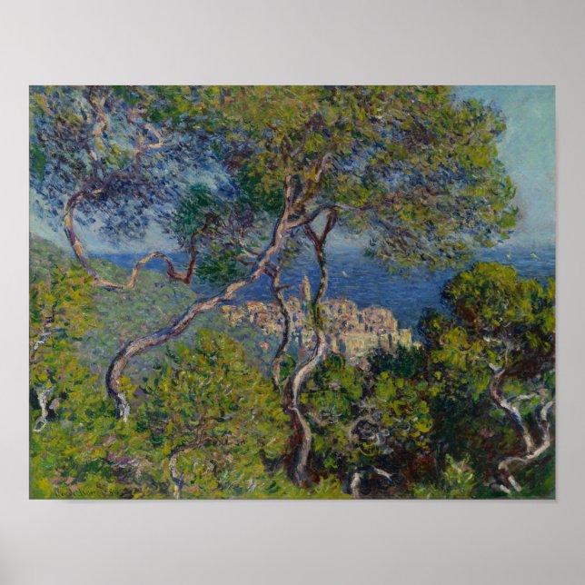 Bordighera 1884 Claude Monet Poster (Framsidan)