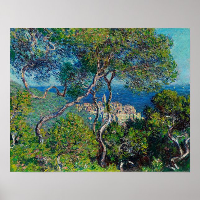 Bordighera (1884) från Claude Monet Poster (Framsidan)