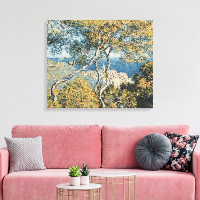 Bordighera av Claude Monet Canvastryck (Insitu (Vardagsrum))