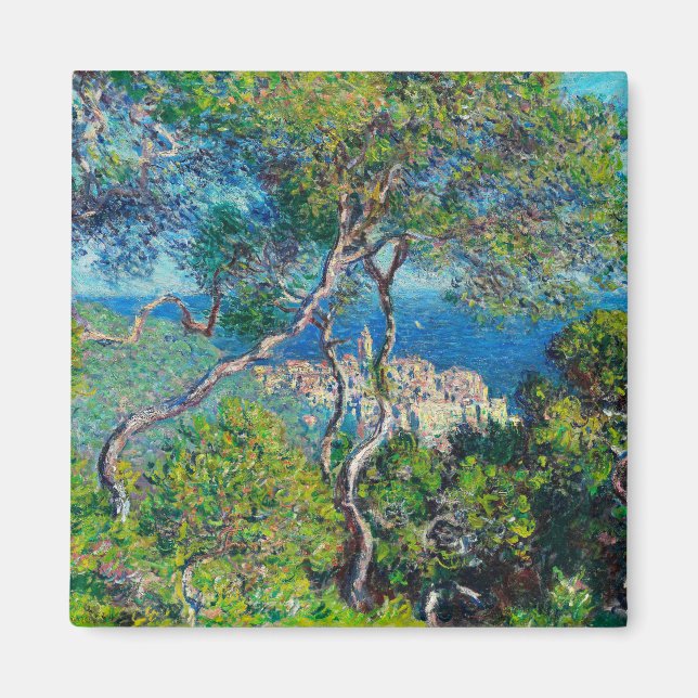 Bordighera från Claude Monet Magnet (Framsidan)