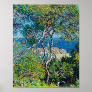 Bordighera från Claude Monet Poster