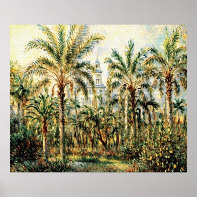 Bordighera Garden Poster (Framsidan)