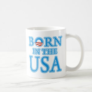 Bördigt USA Barack Obama Kaffemugg