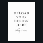 Bordkort - 9 cm x 13 cm stående bordsnummer<br><div class="desc">Anpassa din design i Templett. När du är klar med redigeringen laddar du ner din fil i JPG-format (glöm inte att aktivera bleed-alternativet). Ladda upp din design här genom att klicka på den blå " Anpassa"-knappen.</div>