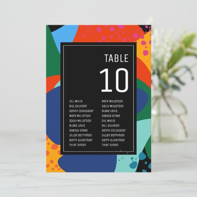 Bordnummer | Natt på museet Inbjudningar (Stående Fram)