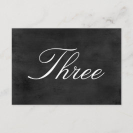 Bordnummerkort | Kritskrifttavla Inbjudningar