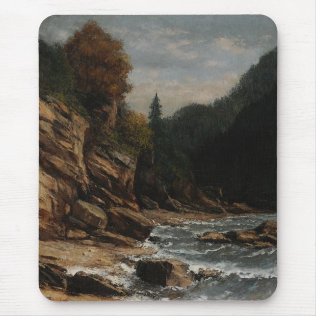 Bords du lac Léman - Gustave Courbet Musmatta (Framsidan)