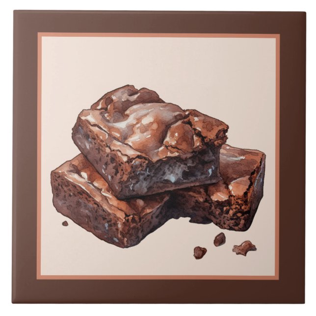 Bords- och konfektionshantverk för cute-brunnsbage kakelplatta (Framsidan)