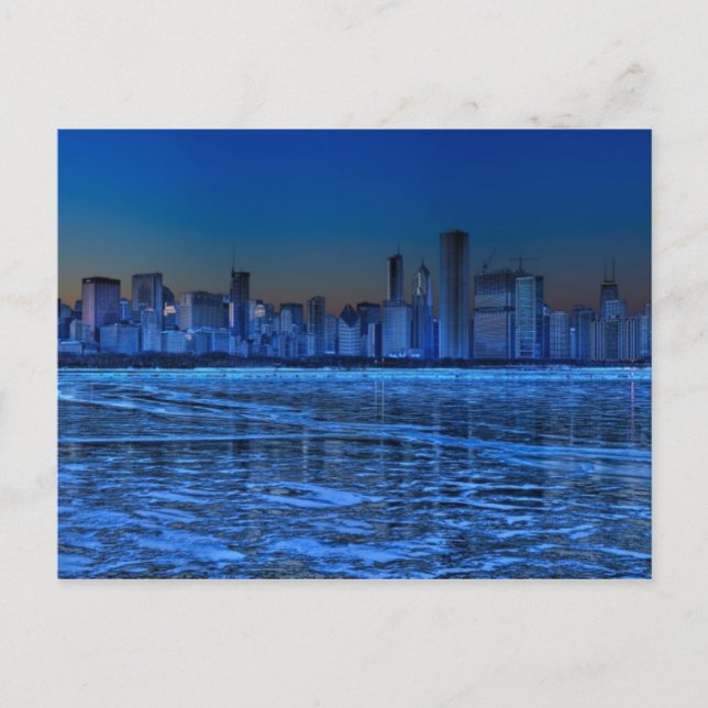 Bordsbog och sjö Michigan Vykort (Framsida)