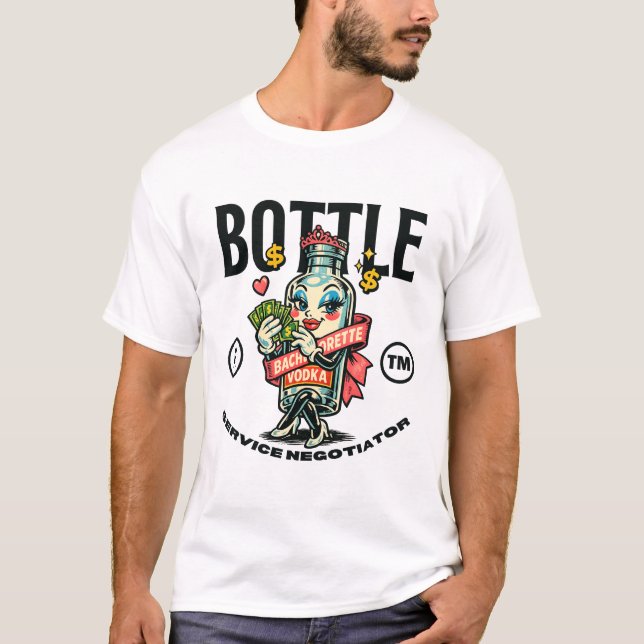 Bordserviceförhandlare T Shirt (Framsida)