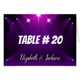 Bordskort # 20 - I centrum Wedding / Party OBS Kort
