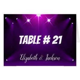 Bordskort # 21 - I centrum Wedding / Party OBS Kort