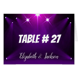 Bordskort # 27 - I centrum Wedding / Party OBS Kort