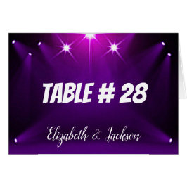 Bordskort # 28 - I centrum Wedding / Party OBS Kort
