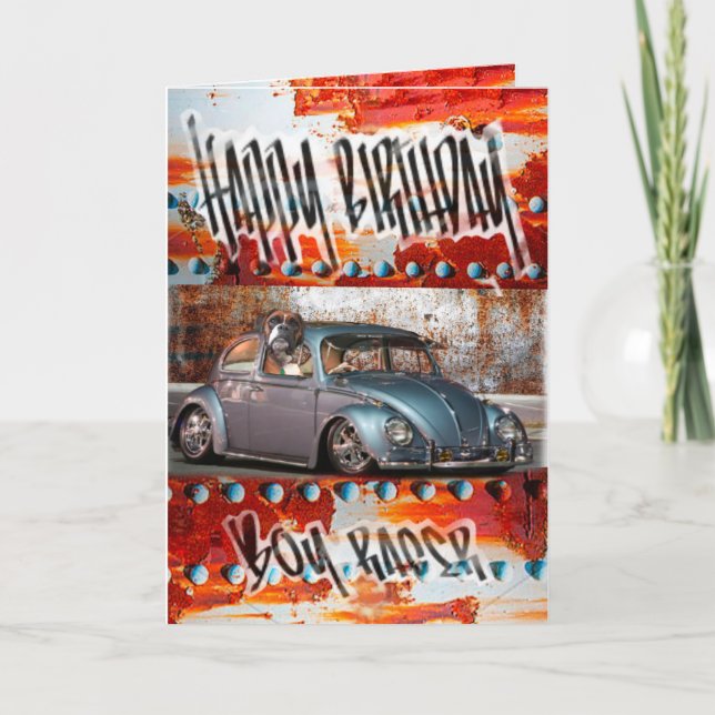 Bordskort för födelsedagskort kort (Framsida)