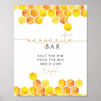 Bordskylt för Honey bee Margarita Bar