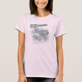 Bordslös Shirt (Dam) - Vit Tröja