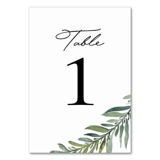 Bordsnummer (Framsidan)