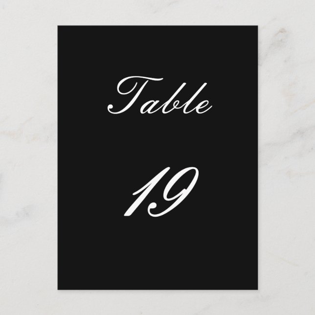 Bordsnummer 19 (Framsida)