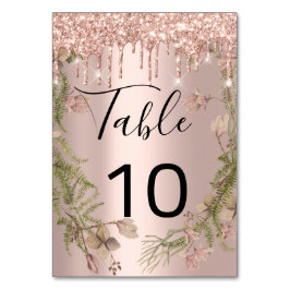 Bordsnummer Black Dricks Spark Ro Blommigtar