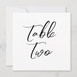 Bordsnummer blommigt gräns enkel elegant