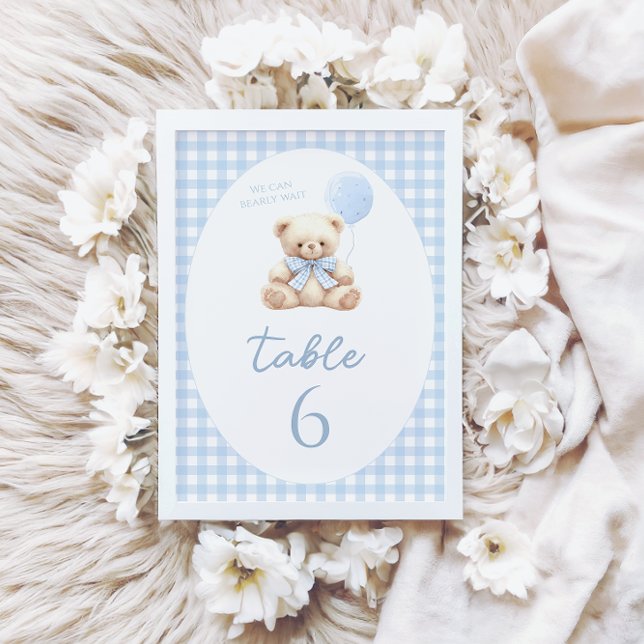 Bordsnummer för babybabyutställning för nalle Bow  (Skapare uppladdad)