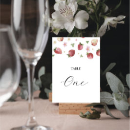 Bordsnummer för blåfärgning av jordgubbskläder