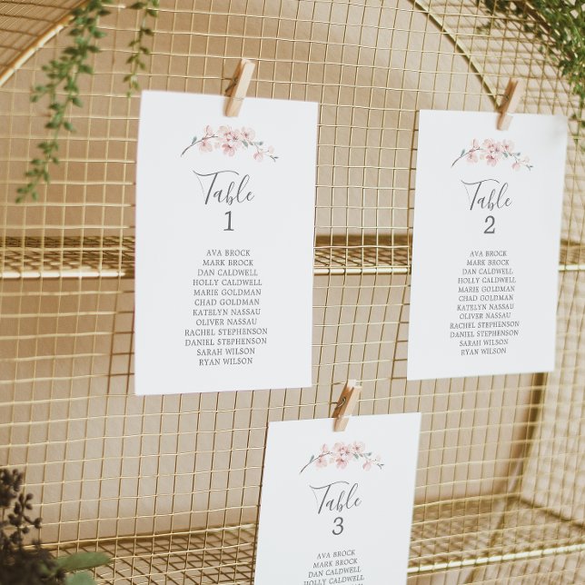 Bordsnummer för Blommar av körsbärsdiagram (Skapare uppladdad)