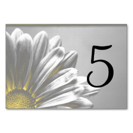 Bordsnummer för Blommigt av gult