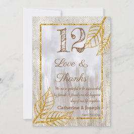 Bordsnummer för Chestnut Löv Guld på hösten