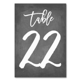 Bordsnummer för chic av typen Chalkboard | Bord 22