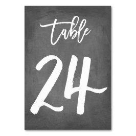 Bordsnummer för chic av typen Chalkboard | Bord 24