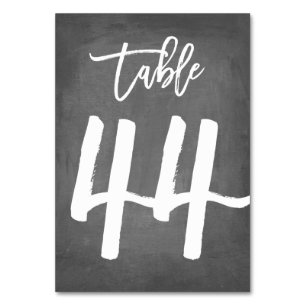 Bordsnummer för chic av typen Chalkboard Bord 44