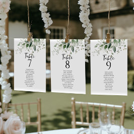 bordsnummer för elegant av grönt