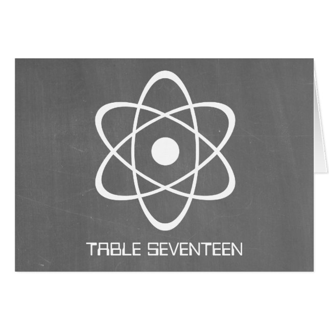 Bordsnummer för elfte atomenergiorganet (ISC) Hälsningskort (Framsidan Horizontal)