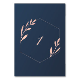 Bordsnummer för marin blått och Rosa