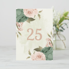  bordsnummer för sage grönt-