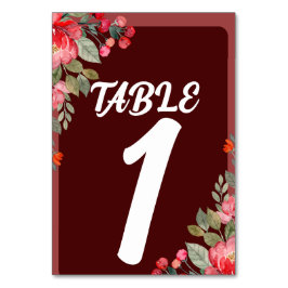Bordsnummer för sittande Bröllop-